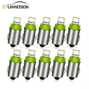 10X New Land Rover Series 3 Dashboard Instrument Panel Light Bulb LED BA7S Green - Picture 1 of 9