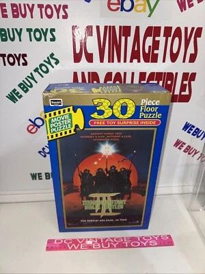 Teenage Mutant Ninja Turtles 3 - Movie Poster Puzzle Brand New Factory Sealed - Image 1 of 4