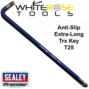Sealey Trx-Star Key T25 Anti Slip Extra Long Reach Torx Garage Workshop - Picture 1 of 1