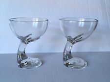 2 Bormioli Rocco Jerba Clear Glass Dessert Cups/Bowl Made in Italy. Have 6
