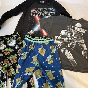 Star Wars Shirts & Pajama Pants Lot of 4 BOYS MEDIUM - Picture 1 of 10