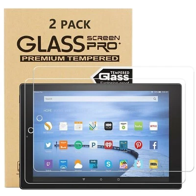 FA ACCESSORIES Tempered Glass For Amazon Fire HD 7 8 10 2024 22 21 9H HD Screen Protector Cover