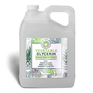 Vegetable Glycerin Food Grade, Kosher, 100% Natural, Highest Quality - 1 Gallon - Picture 1 of 8