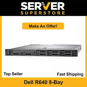 Dell PowerEdge R640 Server 2x Gold 6130 = 2.1GHz = 32 Cores H730P 768GB 2x trays - Picture 1 of 11