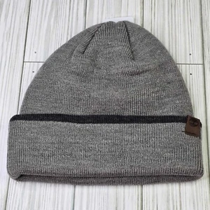 Timberland Herren Classic Knit Beanie Skull Cap Skimütze Grau Neu mit Etikett T100366C One Size - Bild 1 von 7