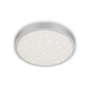 Lámpara de techo LED BRILONER RUNA, decoración de estrellas, luz blanca neutra, color plata - Imagen 1 de 5
