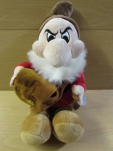 **LOOK** Stunning Genuine DISNEY STORE Tall Plush Toy GRUMPY Seven Dwarves - Picture 1 of 5