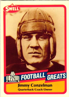 Jimmy Conzelman Detroit Panthers 1989 Swell Greats #34 - Image 1 of 2