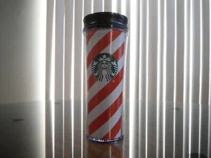 starbucks 16 oz tumbler xmas candycane - Picture 1 of 7