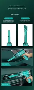 Mini Car Cordless Vacuum Cleaner Portable Large Suction Household Cleaning Equil - Picture 1 of 23