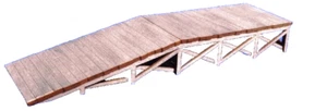 Scala N - KIT modellino RAMPA DI CARICO LEGNO LASER -BLN-074 - Foto 1 di 3