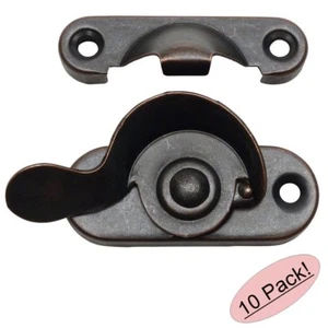 *Paquete de 10* Cerradura de marco de ventana de bronce frotado con aceite Designers Impressions: 53706 - Imagen 1 de 1