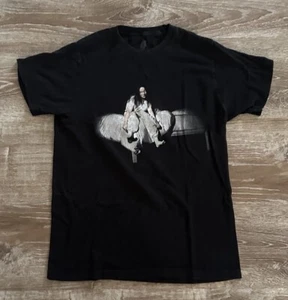 Billie Eilish World Tour 2019 Black Graphic Short Sleeve Size Medium T-Shirt - Bild 1 von 9