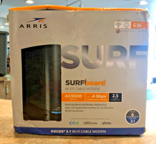 ARRIS SURFBOARD AX3000  ( G36 ) WIFI CABLE MODEM ( TESTED AND WORKING !!! )