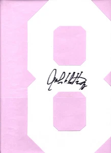 JOHN DUTTON SIGNED WHITE COWBOYS OR BALTIMORE COLTS JERSEY NUMBER #8 - Picture 1 of 1