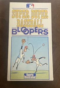 Sports Illustrated “Super Duper Baseball Bloopers”Vintage VHS Sports MLB • 1989 - Picture 1 of 4
