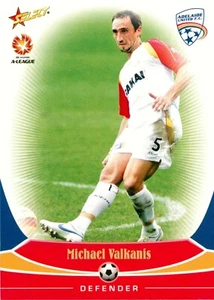 2006 2007 ADELAIDE UNITED A-League Card MICHAEL VALKANIS - Picture 1 of 2
