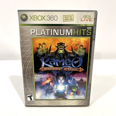 KAMEO ELEMENTS OF POWER MICROSOFT XBOX 360 UNLEASH THE POWER GAME & CASE RARE - Image 1 of 4