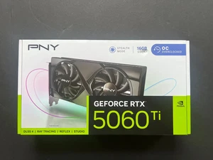 *NOWA I ZAPIECZĘTOWANA* Karta graficzna PNY GeForce RTX 5060 Ti OC 16GB GDDR7 - Zdjęcie 1 z 7