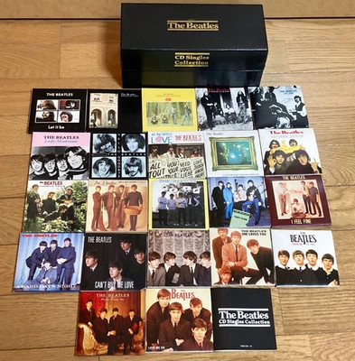 BEATLES - CD SINGLES COLLECTION BOX SET - ODEON TODP-2121/42 Japan 22CD 3" 8cm - Image 1 of 4