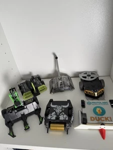 Hexbug BattleBots Lot 6 Bots & 6 Remotes-BETA, Duck, Rotator, Sawblade, Minotaur - Picture 1 of 5