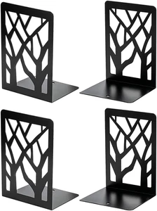Book Ends Tree Design Modern Bookends for Shelves, Non-Skid Book Holder, Heavy D - Picture 1 of 12