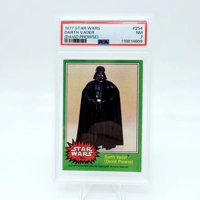 1977 Topps Star Wars #254 PSA 7 Darth Vader David Prowse  - Image 1 of 2