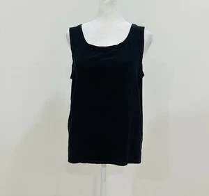 Fenn Wright Manson Womens Top Size L Black 100%Silk Sleeveless Casual Shirt - Picture 1 of 7