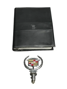 1980-92 Cadillac Deville Fleetwood Brougham Hood Ornament Emblem Owner's Book - Picture 1 of 18