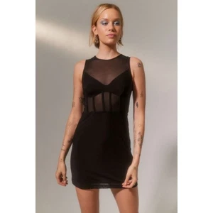 Nuevo Mini Vestido Corsé Semi Transparente Neomi Urban Outfitters Para Mujer Talla M - Imagen 1 de 8