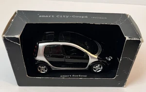 Smartware 1/43 Scale Model Car - 2004 Smart Forfour - Jet Black - Picture 1 of 5