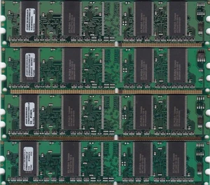 1GB 4x256MB DDR-266 AVANT/NCR MEMORY RAM KIT PC-2100 AVM6432U51C5266K2-AP DDR1 - Picture 1 of 3