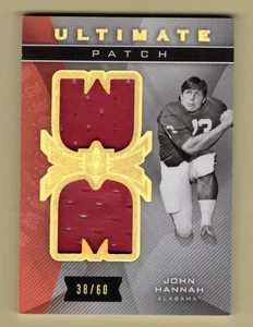 2013 Ultimate Collection Ultimate Patch John Hannah (Alabama) # 36/60 - Picture 1 of 1