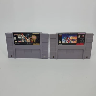 Super Star Wars &| The Empire Strikes Back SNES Super Nintendo Entertainment Foto 1 de 4