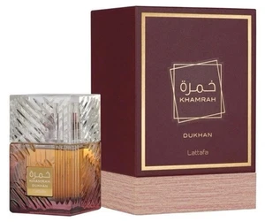 Lattafa Khamrah Dukhan Eau De Parfum 100 Ml - SEALED NUOVO OFFERTA - Foto 1 di 3