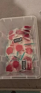 10 Sets Red Standard Darts Flights - Picture 1 of 1