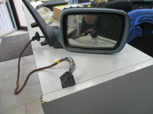02-06 BMW 745Li 750Li Left RH Mirror Passenger Door Black Auto Dim 11 Wire OEM - Picture 1 of 4