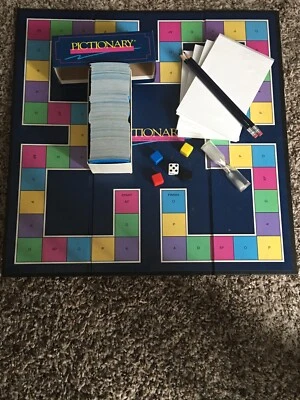 Juego de mesa Pictionary 1993 vintage de dibujo rápido excelente estado Foto 1 de 4