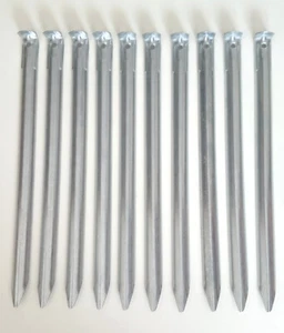 20x Zelt Heringe 30 cm Zeltnagel Erdnagel Hering aus verzinkten Stahl Zeltpflog - Bild 1 von 8