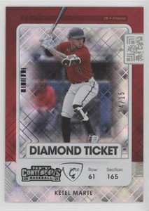 2021 Panini Contenders Diamond Ticket /15 Ketel Marte #95