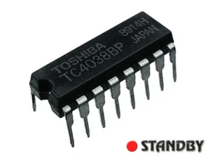5pcs 4038 DIP16 TC4038BP TOSHIBA Triple Serial Adder - Imagen 1 de 1