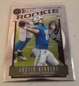 2020 Panini Chronicles Justin Herbert Legacy Rookie Card RC #203 LA Chargers