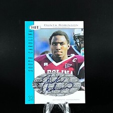 Dunta Robinson 2004 SAGE Hit Auto Emerald #A32 Rookie Auto RC NICE CLEAN LOOK!!