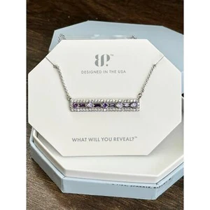 Bomb Party RBP8848 That's The One Dark Purple Topaz Cubic Zirconia Rhodium  - Picture 1 of 3