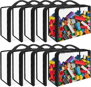 10 Pack Extra Large Toy Storage Bags PVC Organizing Large, 10 - Picture 1 of 7