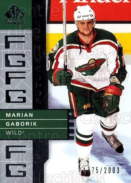 2002-03 SP Authentic #119 Marian Gaborik - Image 1 of 1