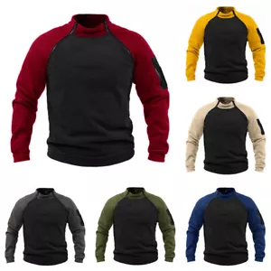 Maglione Uomo Maglione Uomo Cappotto Tattico Recon Esercito Polizia Cappotto Combattimento USA - Foto 1 di 18