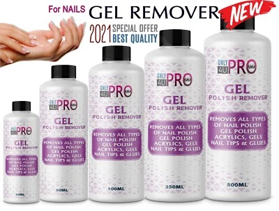 2021 NEW Gel Polish Remover Acetone UV LED Nail Polish Cleaner Manicure UK
