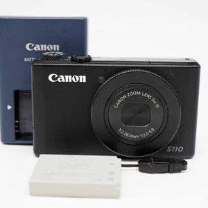 CANON PowerShot S110 Compact Digital Camera -Black- From Japan Fedex Excellent++ - Picture 1 of 6