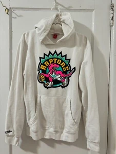 Mitchell & Ness White Pullover Hoodie Women’s Medium - Picture 1 of 3